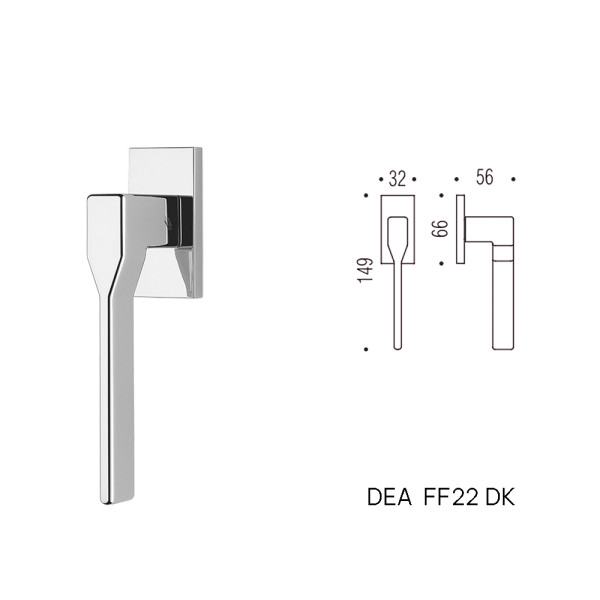 Klamka okienna DEA