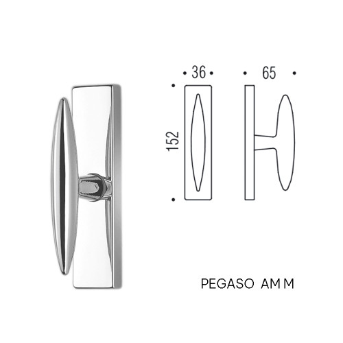Klamka okienna PEGASO