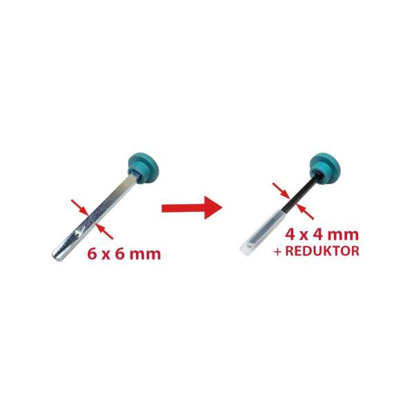 TRZPIENIA BLOKADY WC 6x6mm