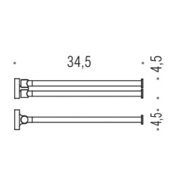 WIESZAK NA RĘCZNIK PLUS W4913